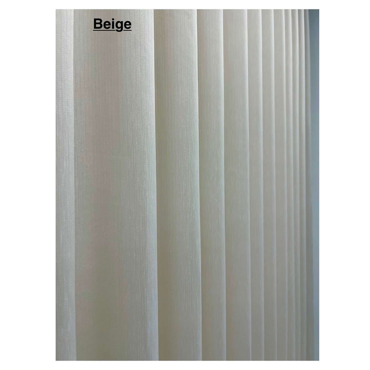 Wellengardinen Premium Stoff
