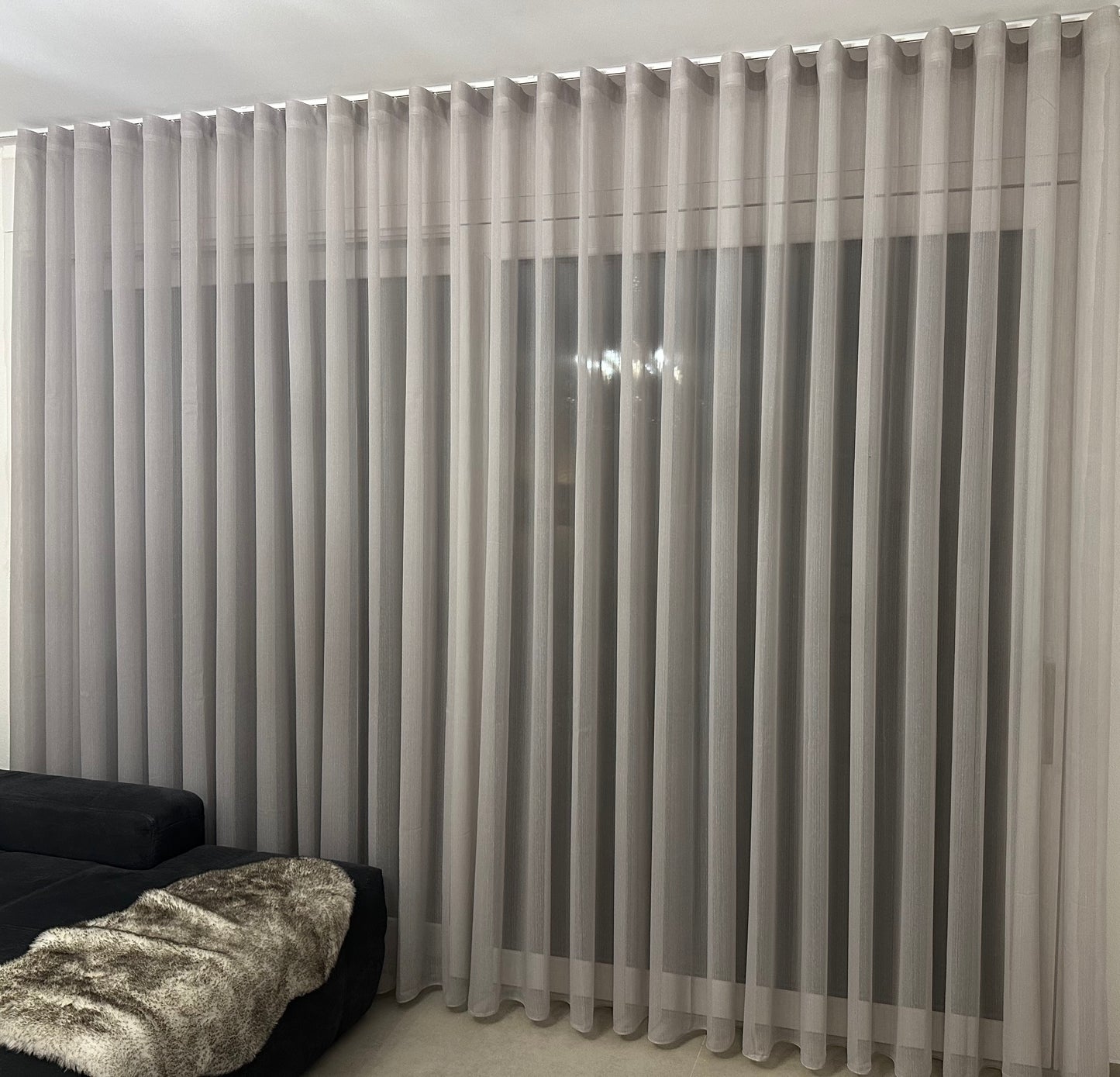 Wellengardinen Premium Stoff
