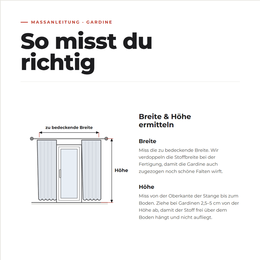 Maßanleitung
