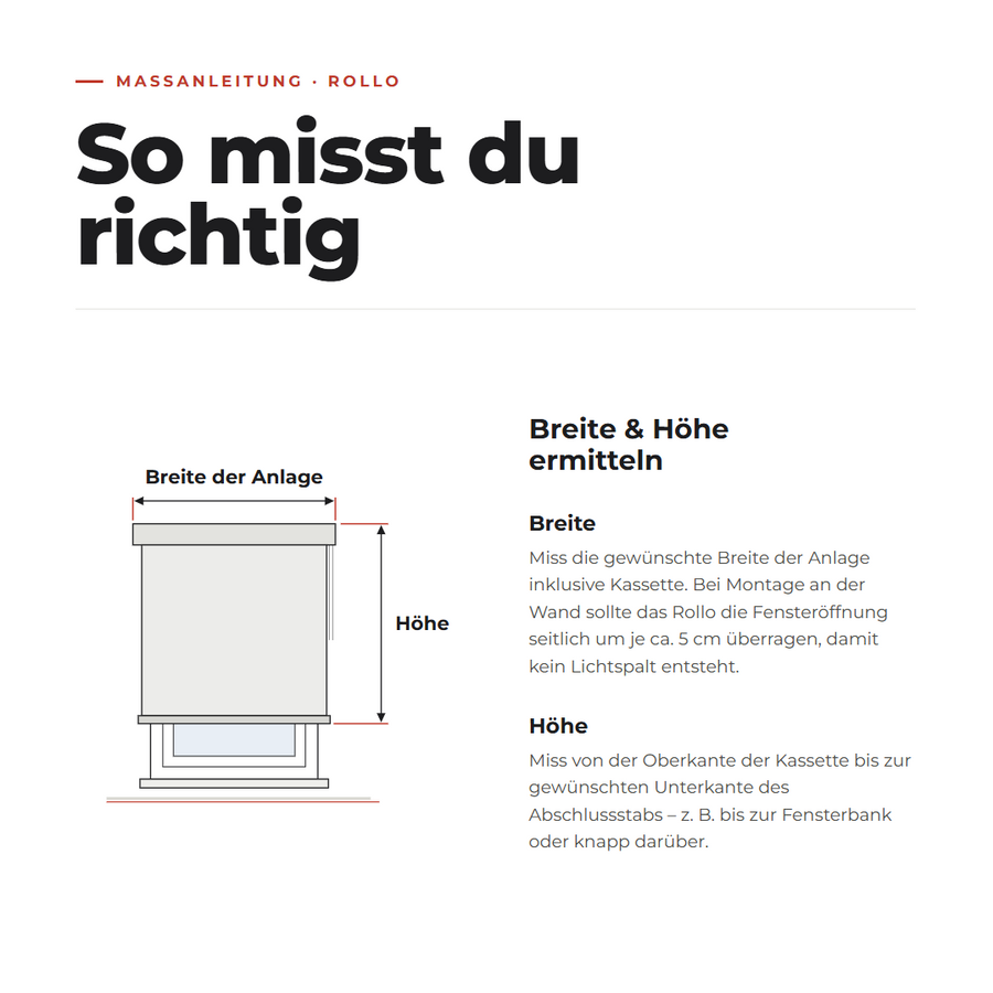 Maßanleitung