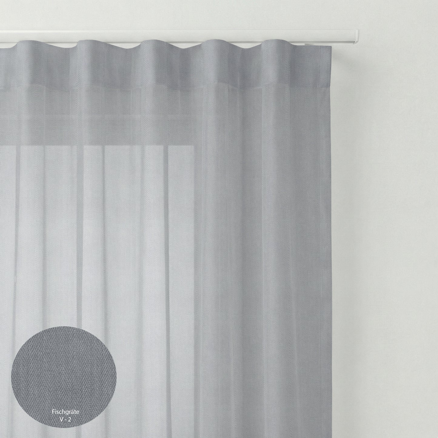 Gardine Fischgräte