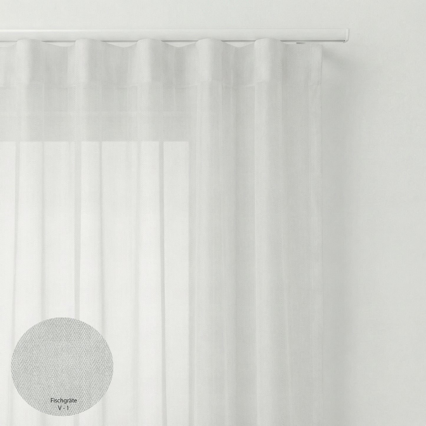 Gardine Fischgräte