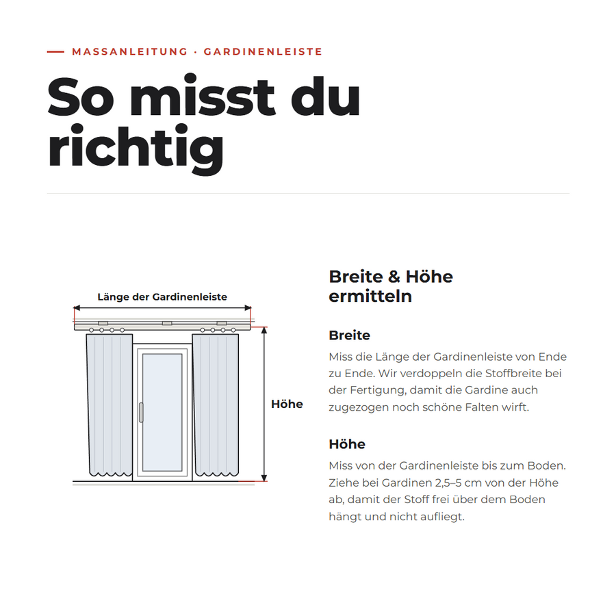Maßanleitung