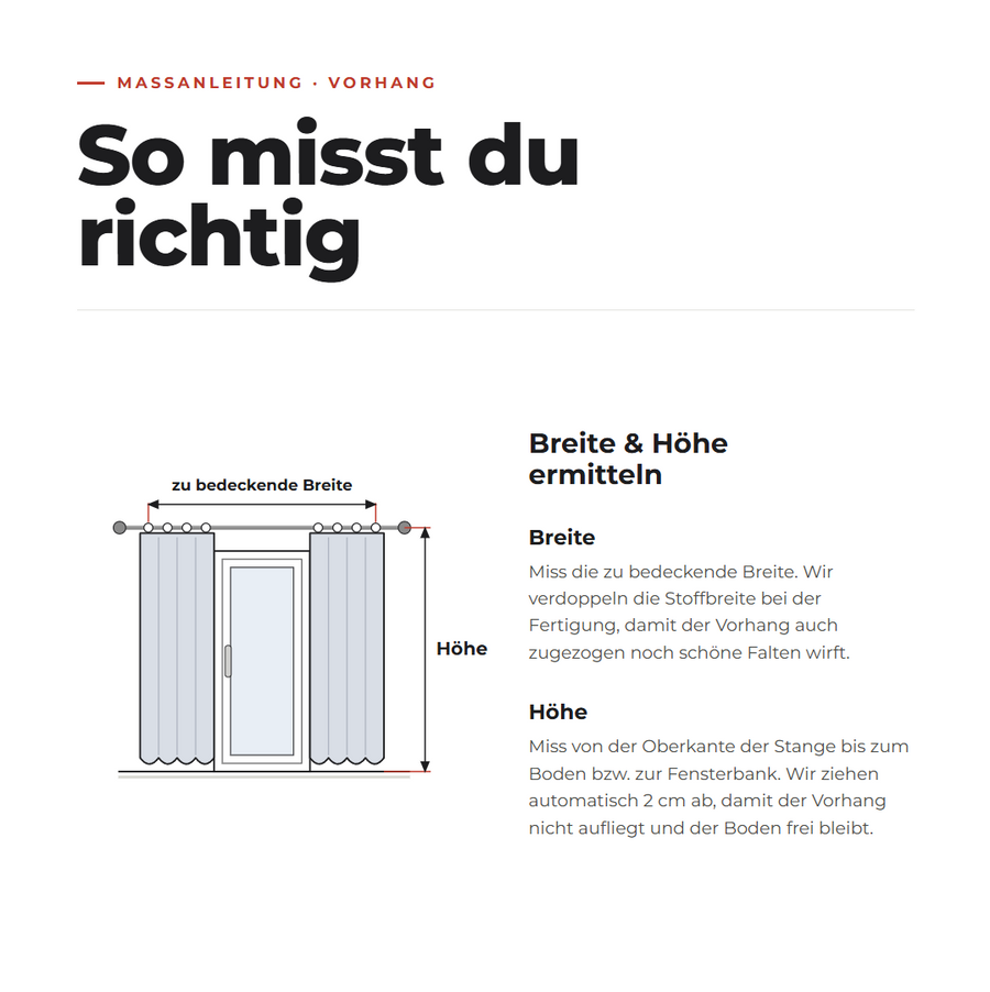 Maßanleitung